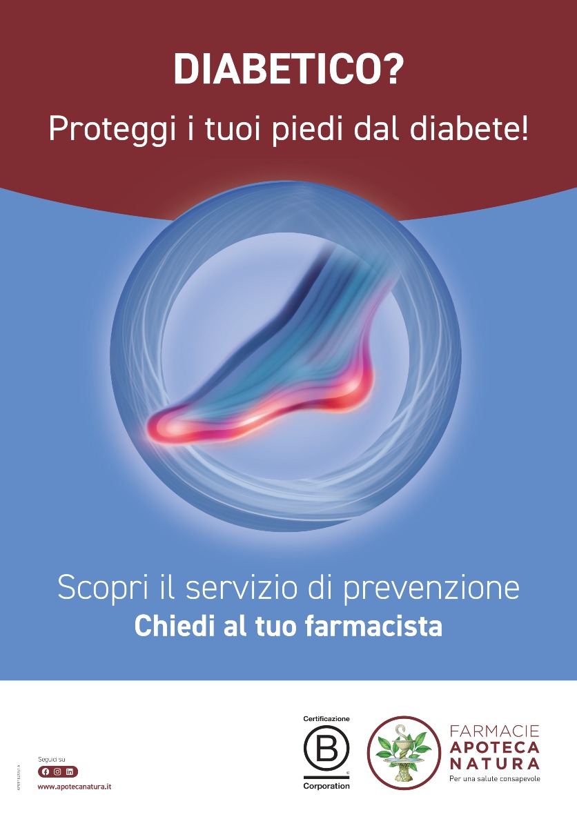 "Proteggi i tuoi piedi dal diabete!”.   Parte la campagna Apoteca Natura.  